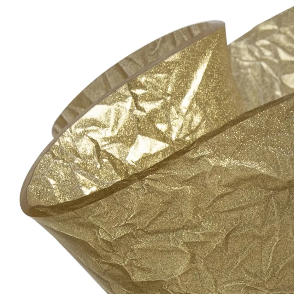 Peça central em cristal acrílico com vários acabamentos feitos na Itália - Faustillo Viadurini