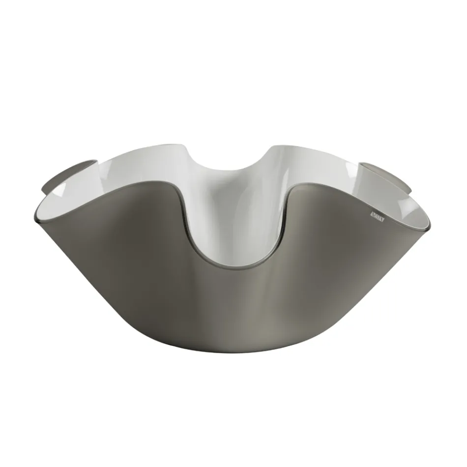 Peça central em cristal acrílico com vários acabamentos feitos na Itália - Faustillo Viadurini