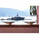 Peça central em Brezza della Versilia Mármore e metal feito na Itália - Amabile Viadurini