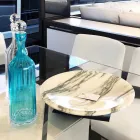 Peça central em Brezza della Versilia Mármore e metal feito na Itália - Amabile Viadurini