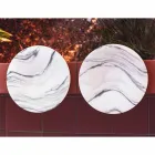 Peça central em Brezza della Versilia Mármore e metal feito na Itália - Amabile Viadurini