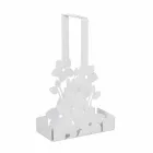 Cesta de suporte de copo de ferro floral de design moderno fabricada na Itália - Marken Viadurini