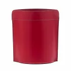 Cesto de papel usado em Itália em couro Canistro regenerado Viadurini