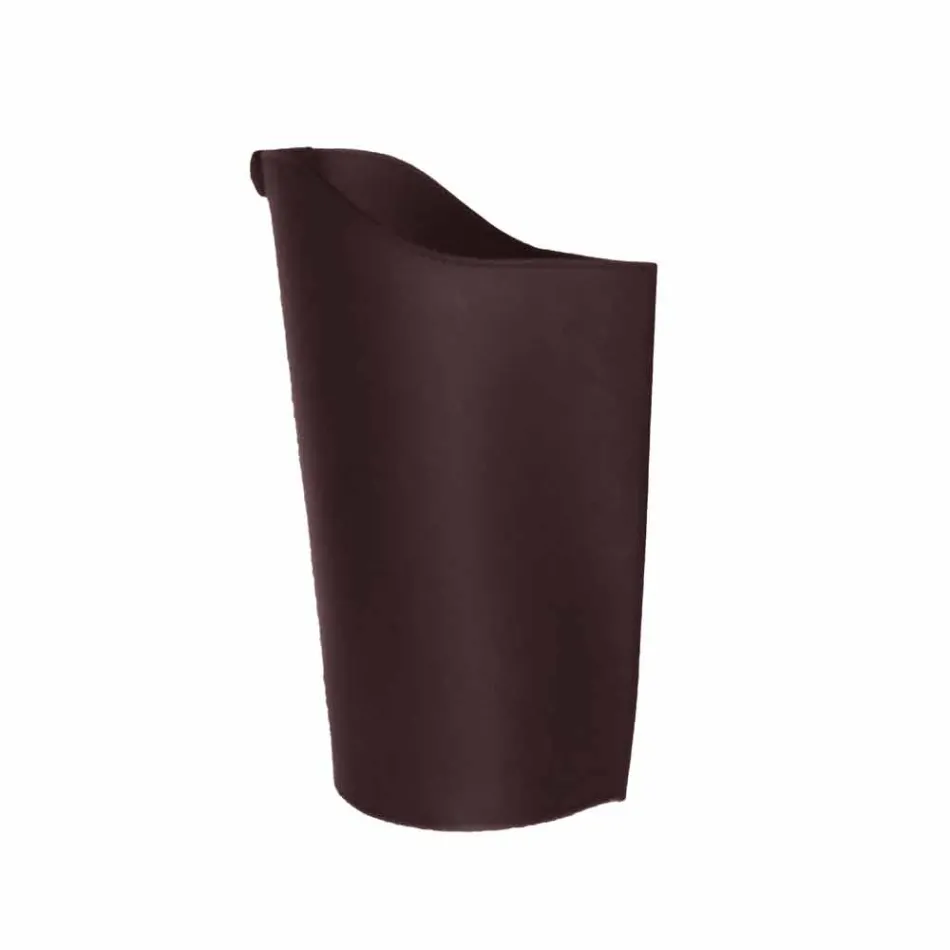 Cesto de peletes de couro interno 15 Kg de design Sapel Viadurini