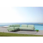 Chaise Longue Design Outdoor em Metal e Tecido Made in Italy - Selia Viadurini