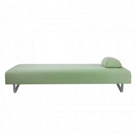 Chaise Longue Design Outdoor em Metal e Tecido Made in Italy - Selia Viadurini