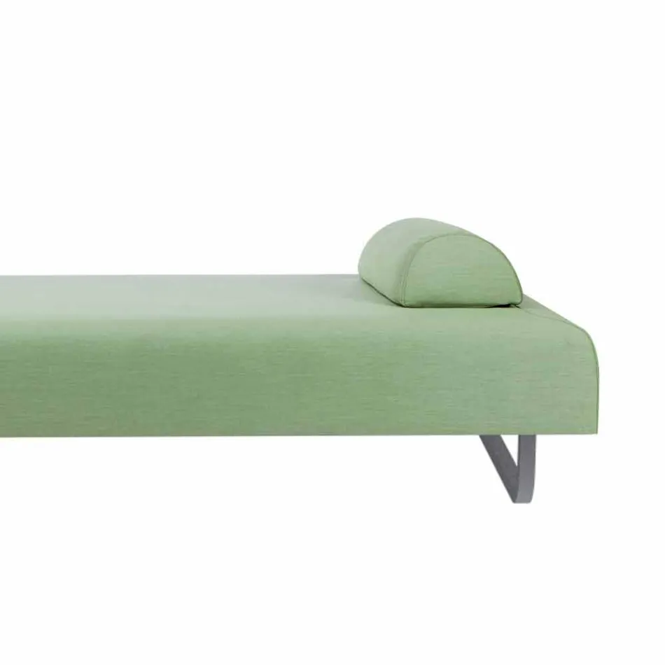 Chaise Longue Design Outdoor em Metal e Tecido Made in Italy - Selia Viadurini