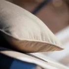 Espreguiçadeira ao ar livre em ferro e tecido feito à mão na Itália - relaxe Viadurini