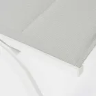 Espreguiçadeira Externa em Textilene e Alumínio com Rodas, 4 Peças - Babilônia Viadurini