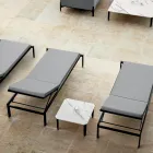 Espreguiçadeira de Jardim com ou sem Colchão de Alta Qualidade - Filomenalet Viadurini