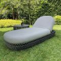 Chaise longue de borracha para jardim com estrutura de corda - Shuffle