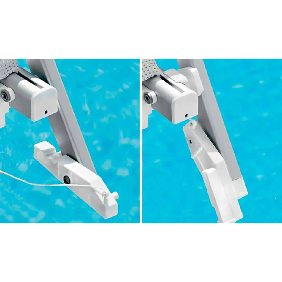 Espreguiçadeira de jardim moderna com guarda-sol e encosto reclinável - Arnold Viadurini