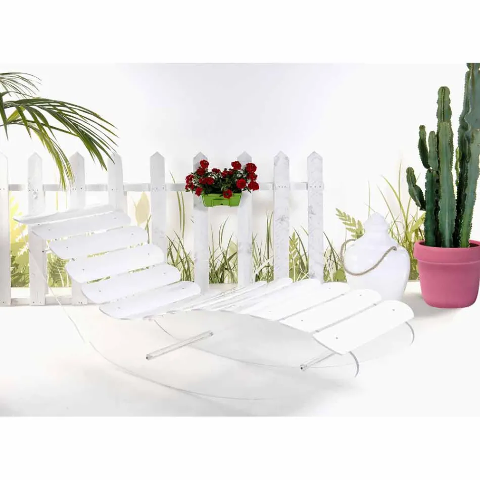 Chaise longue Designer em plexiglass transparente Josue made in Italy Viadurini
