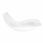 Chaise longue Designer em plexiglass transparente Josue made in Italy Viadurini