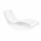 Chaise longue Designer em plexiglass transparente Josue made in Italy Viadurini