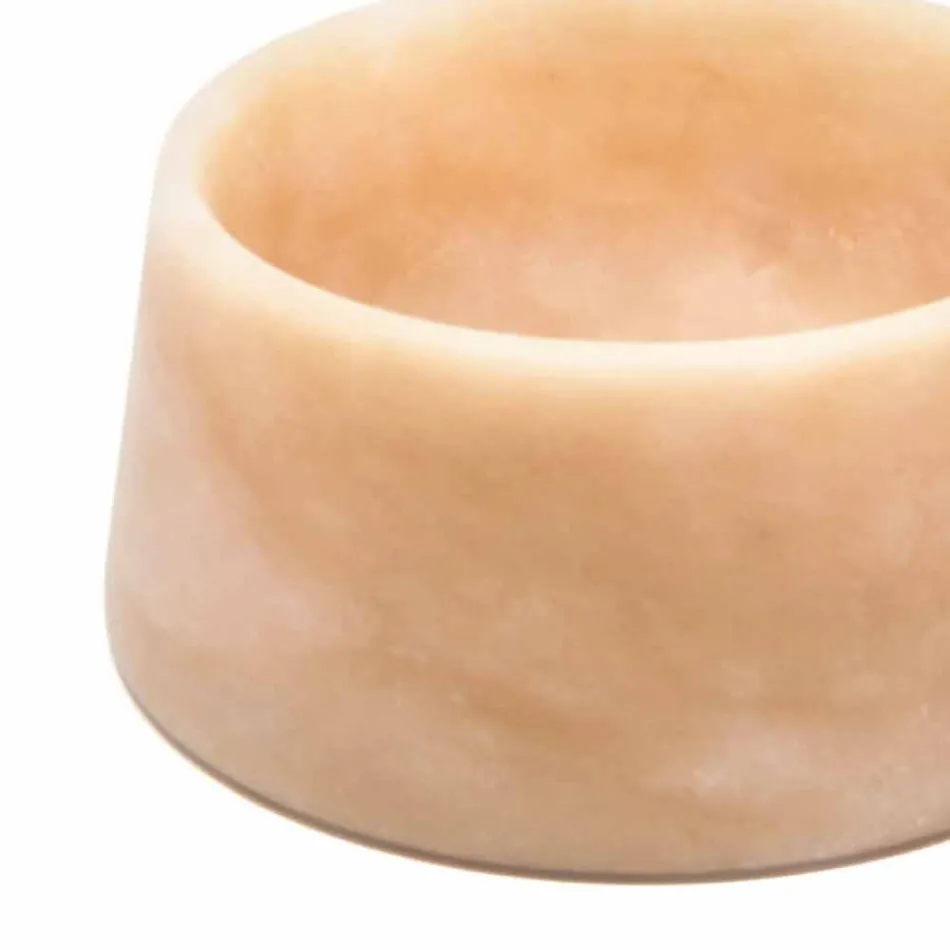 Tigela para cães e gatos moderna em Portugal rosa ou mármore verde da Guatemala - Catt Viadurini