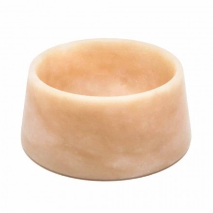 Tigela para cães e gatos moderna em Portugal rosa ou mármore verde da Guatemala - Catt Viadurini