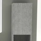 Coluna de banheiro com 2 portas em design moderno eco-madeira Ambra, made in Italy Viadurini