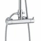 Coluna de Chuveiro com Misturador Termostático em Latão Made in Italy - Gallo Viadurini