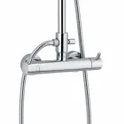 Coluna de Chuveiro com Misturador Termostático em Latão Made in Italy - Gallo Viadurini