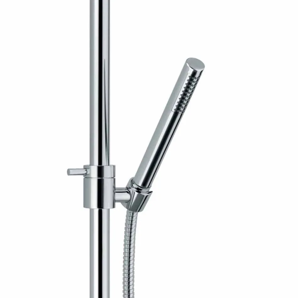 Coluna de banho de luxo em latão cromado acabamento feito na Itália - Gallo Viadurini