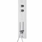 Coluna de Chuveiro de Aço com Chuveiro de Chuva Made in Italy - Sailor Viadurini