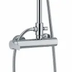 Coluna de Chuveiro de Latão com Cabeça de Chuveiro e Chuveiro ABS Made in Italy - Padula Viadurini