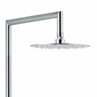 Coluna de Chuveiro em Latão Cromado com Design Quadrado Made in Italy - Padula Viadurini