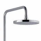 Coluna de chuveiro telescópica e ajustável em latão cromado Made in Italy - Naspo Viadurini