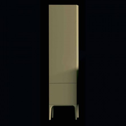 Amanda armário de banheiro de madeira com 2 portas, design moderno, feito na Itália Viadurini