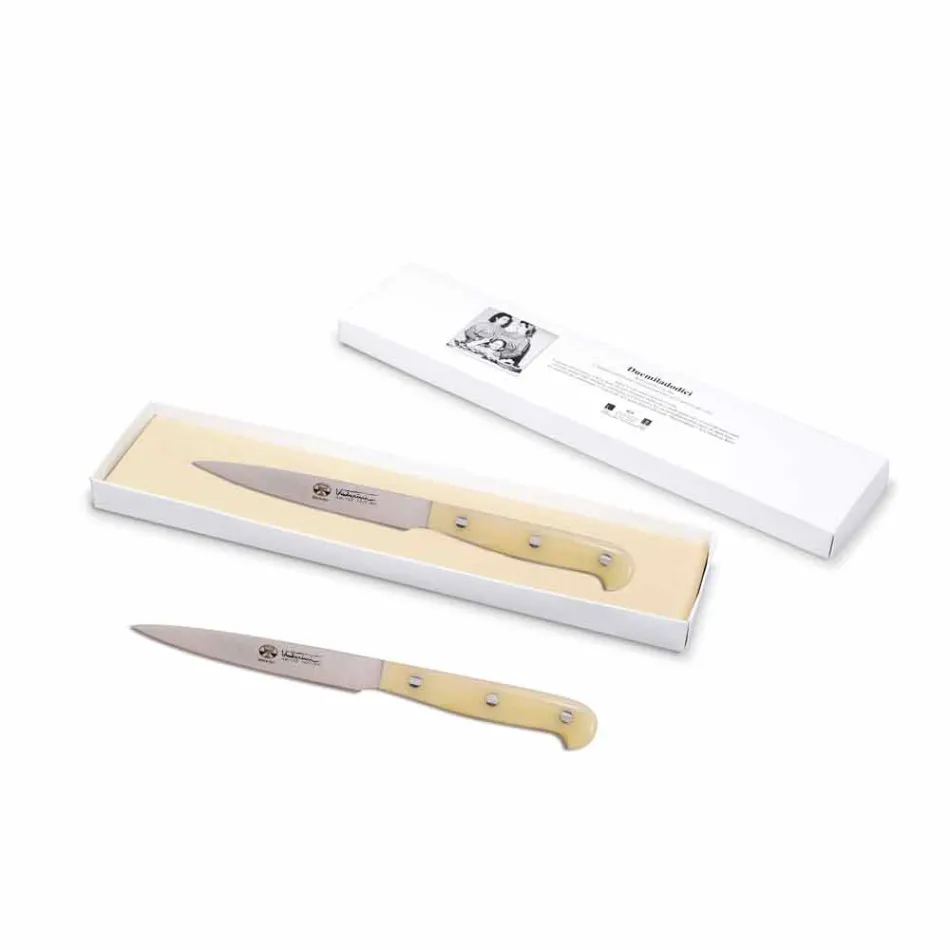 Canivete Reta Berti Milleusi Exclusivo para Viadurini - Aviano Viadurini