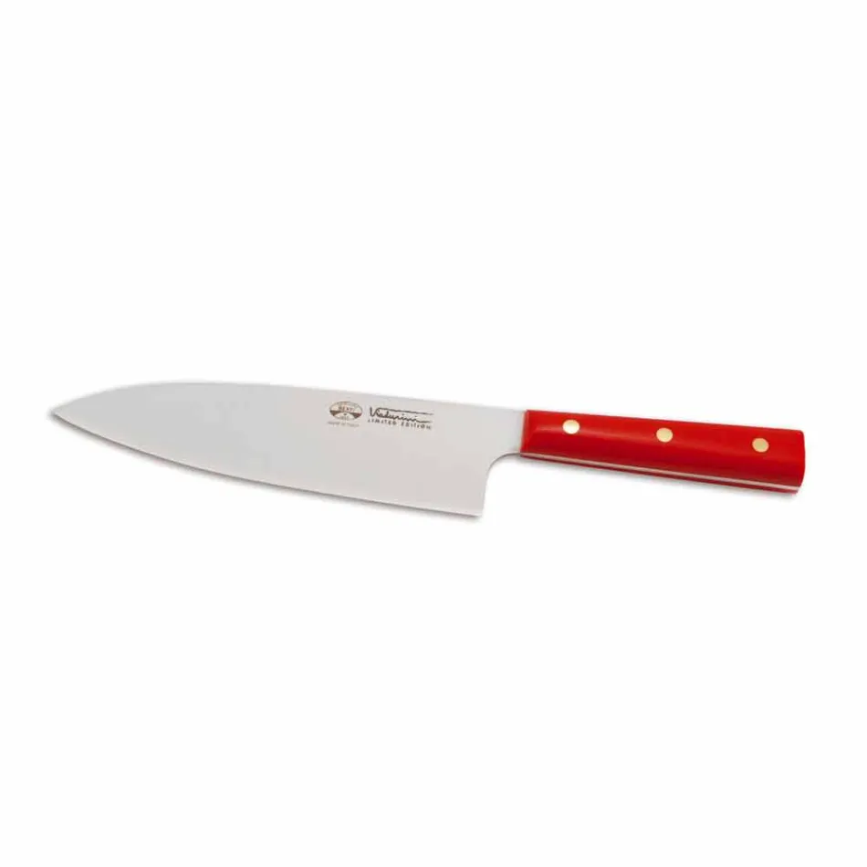 Faca de carne Santoku em inox Berti Exclusiva para Viadurini - Bione Viadurini