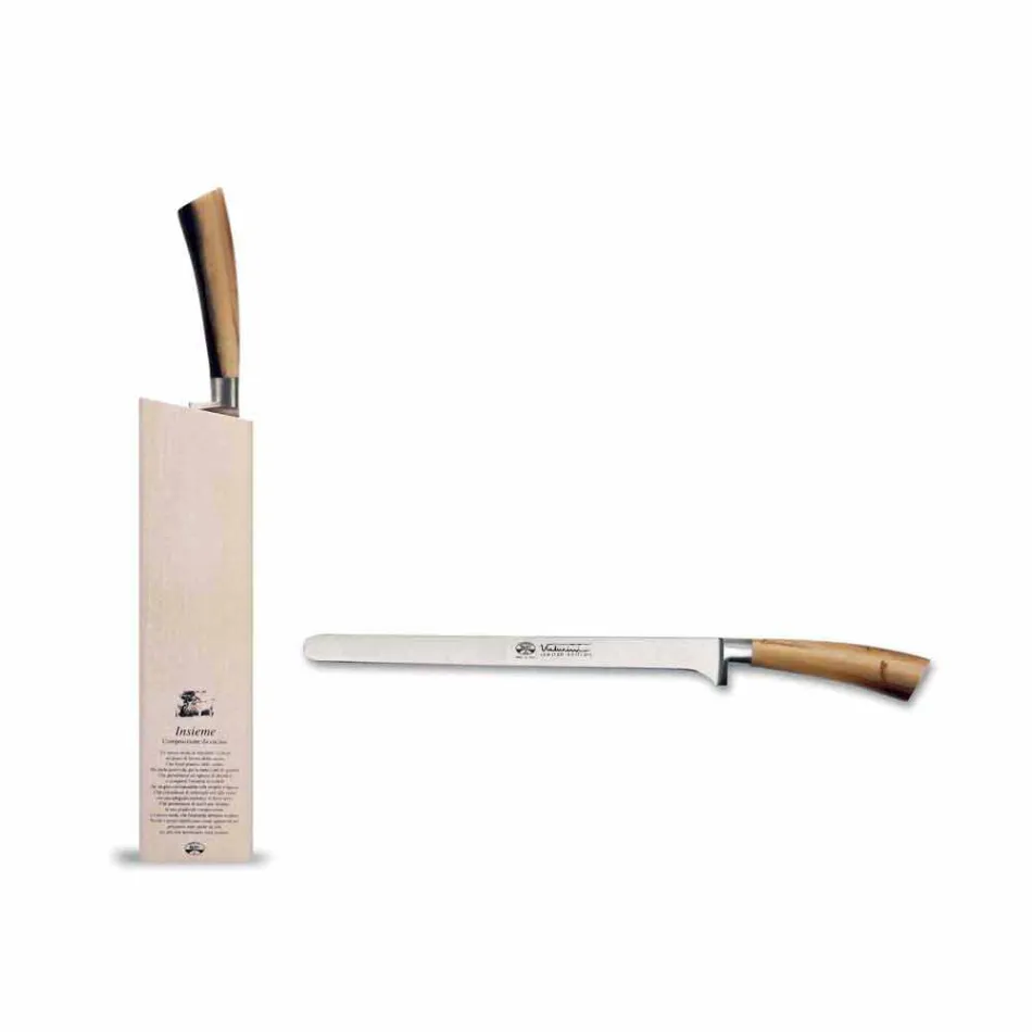 Faca de Presunto Junto com Ceppo Berti exclusivamente para Viadurini - Fasano Viadurini