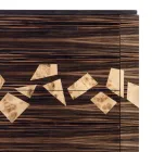 Cômoda em madeira de ébano com 4 gavetas Grilli Zarafa made in Italy Viadurini