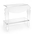 Mesa de cabeceira Artisan em Plexiglass Transparent Classic Design - Salino