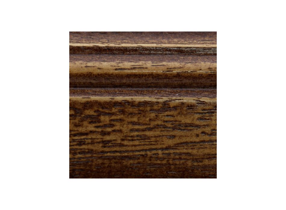 Mesa de cabeceira com 3 gavetas em madeira Bassano, França Fabricado na Itália - Hawwat Viadurini