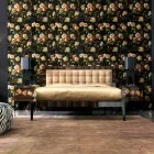 Mesa de cabeceira em madeira de nogueira e ébano Grilli Zarafa made in Italy Viadurini