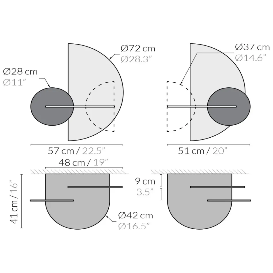 Mesa de cabeceira modular moderna em madeira compensada com design elegante e versátil - Ramia Viadurini