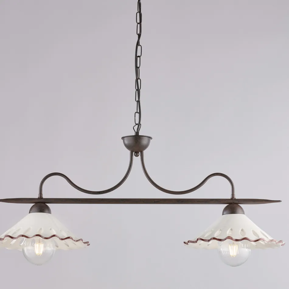 Complemento de design luminoso em vidro e metal, fabricado na Itália com um visual único - Mira Viadurini