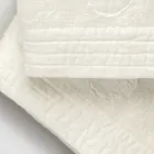 Conjunto completo de toalha de rosto e toalha de hóspedes em mistura de atoalhado e linho - Kilim Viadurini