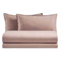 Capa de edredom dupla completa em algodão puro tingido - Delicacy