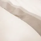 Conjunto de cama de casal em 90% algodão e 10% linho feito na Itália - Nestle Viadurini