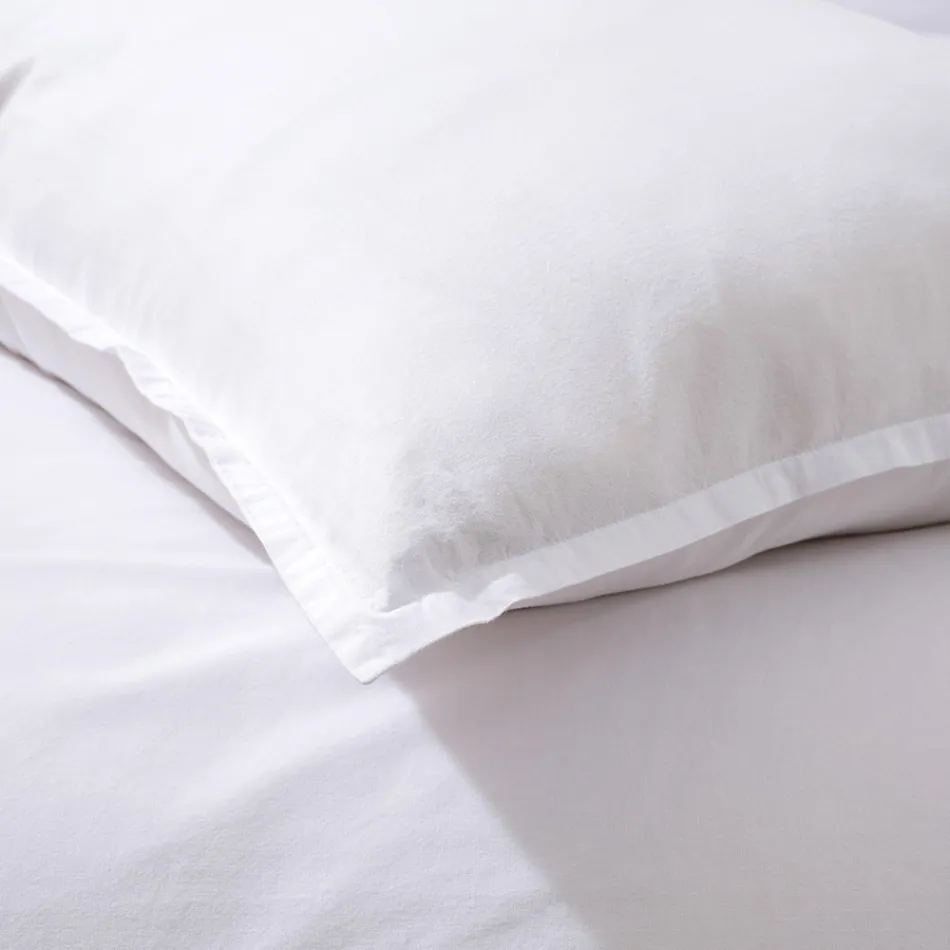 Cama de Casal Completa em Puro Algodão Tingido e Sombreado - Delicacy Viadurini