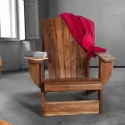 Composição 2 Móveis de Banheiro em Madeira Maciça de Teca - Solferino Viadurini