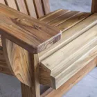 Composição 2 Móveis de Banheiro em Madeira Maciça de Teca - Solferino Viadurini