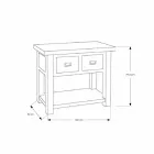 Composição 3 Móveis de Banheiro em Madeira Teca com Lavatório de Resina - Essence Viadurini