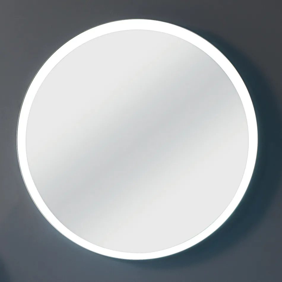 Composição 3 Móveis de Banheiro em Metal, Madeira e Cerâmica Made in Italy - Cizco Viadurini