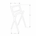 Composição 4 Móveis de Banheiro em Madeira Teca e Aço Cromado - Beatles Viadurini