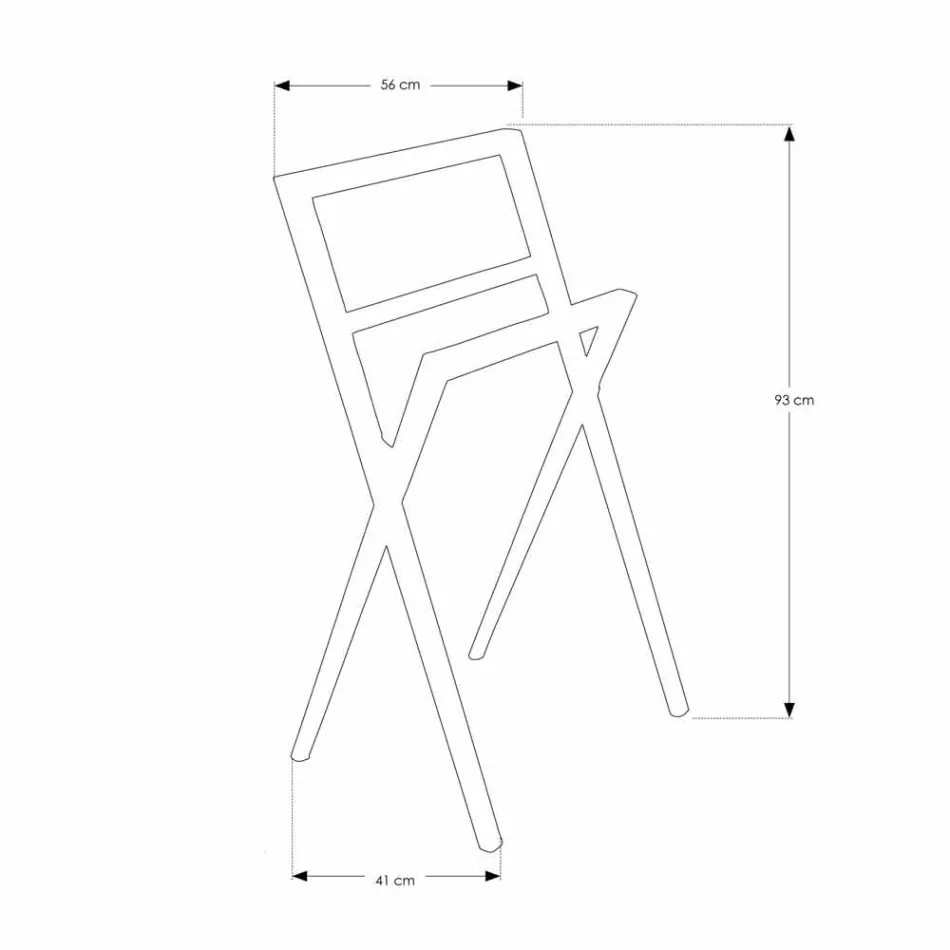 Composição 4 Móveis de Banheiro em Madeira Teca e Aço Cromado - Beatles Viadurini
