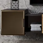 Composição de parede para área de estar de design moderno Made in Italy - Margit Viadurini